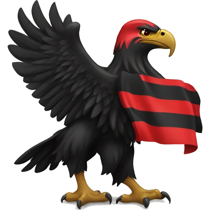 Kosovo but with an Albanian eagle emoji