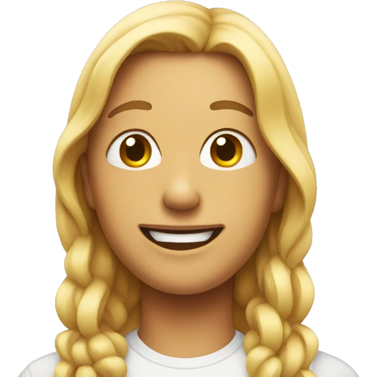 Person with a face of pleasure emoji