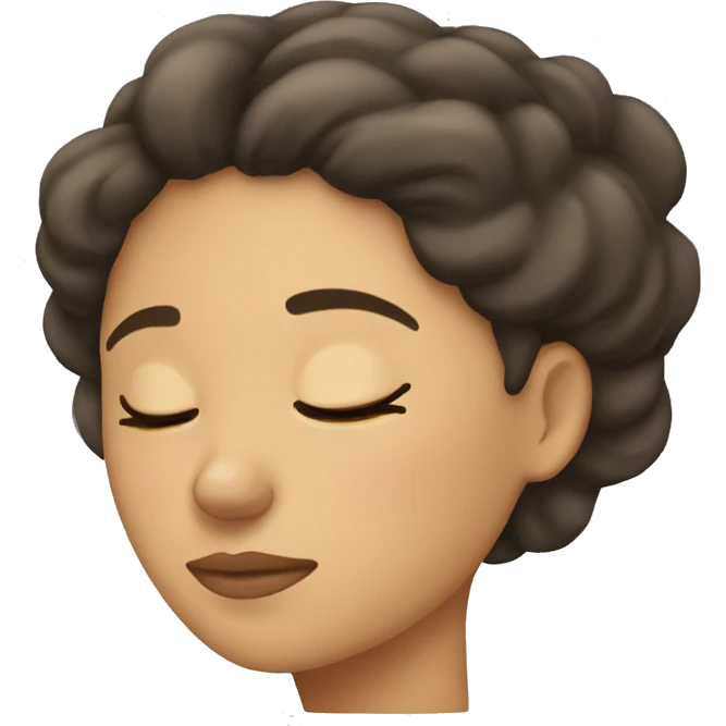 Woman sleeping  emoji