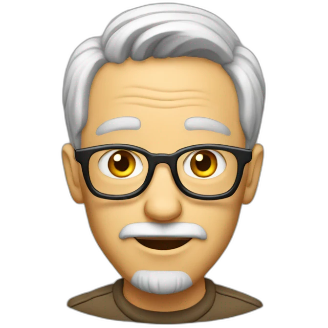 old geek emoji