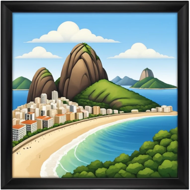pao de acucar rio de janeiro png emoji