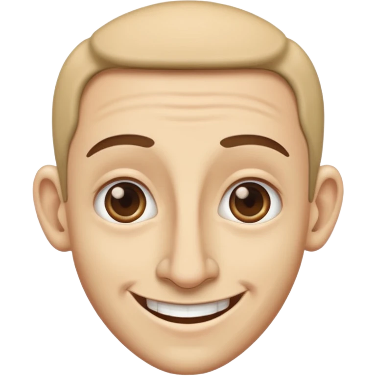 Create a Jewish with a big nose and has a big sneaky smile emoji