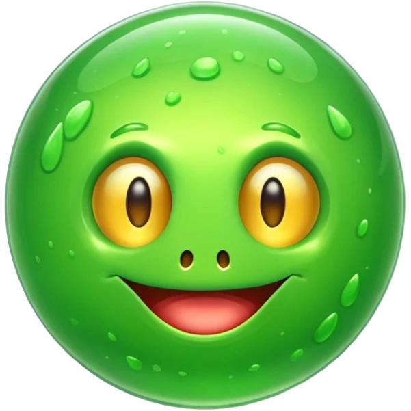 Slime en sphère emoji