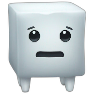 sugar cube with legs emoji