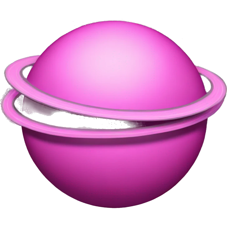Pink Saturn  emoji