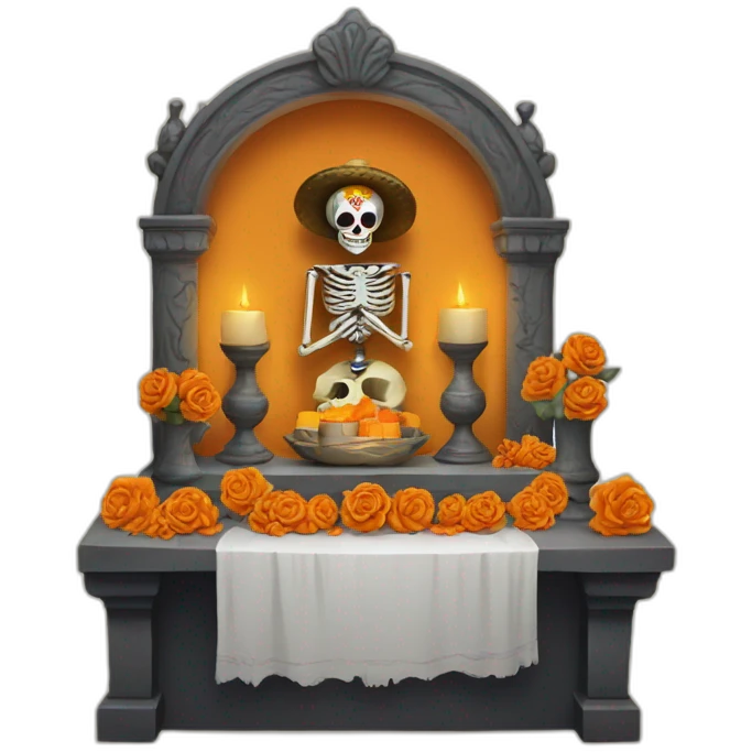 altar de muertos pan emoji