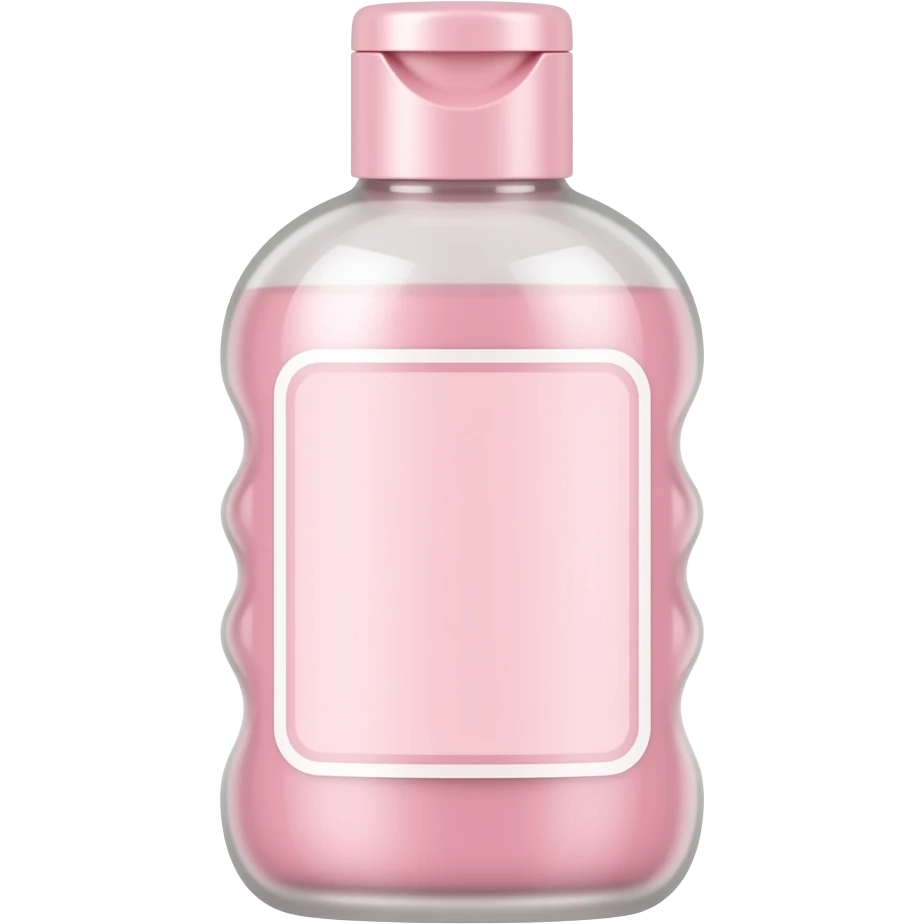 pink shampoo bottle emoji
