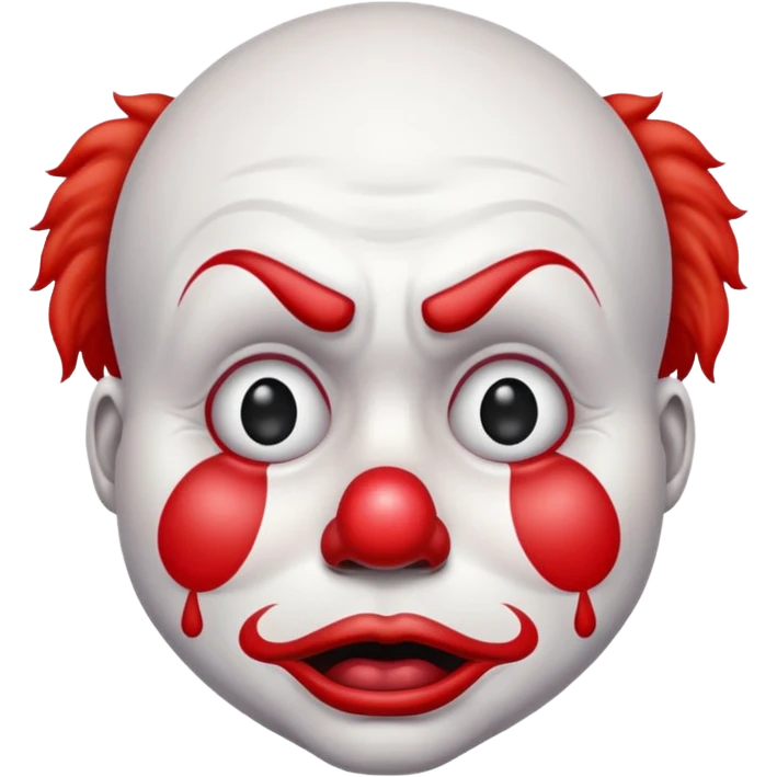 Crying clown emoji