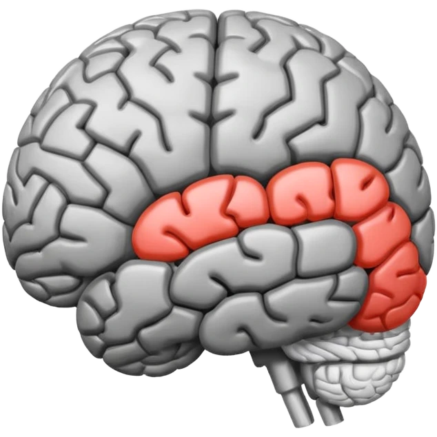 A brain with a loading bar which is filling underneath emoji