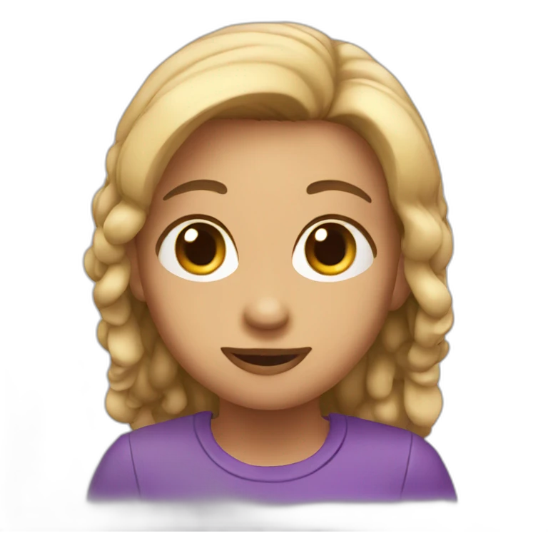 Caca violet emoji