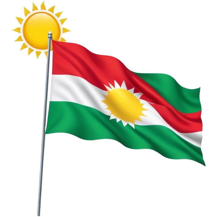 Kurdistanflag emoji