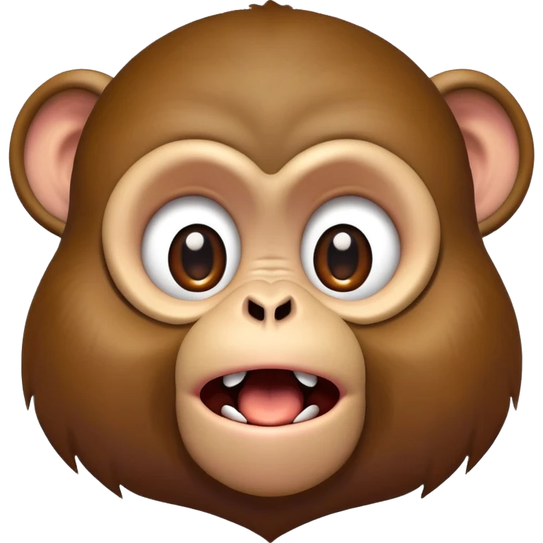 Shocked monkey emoji