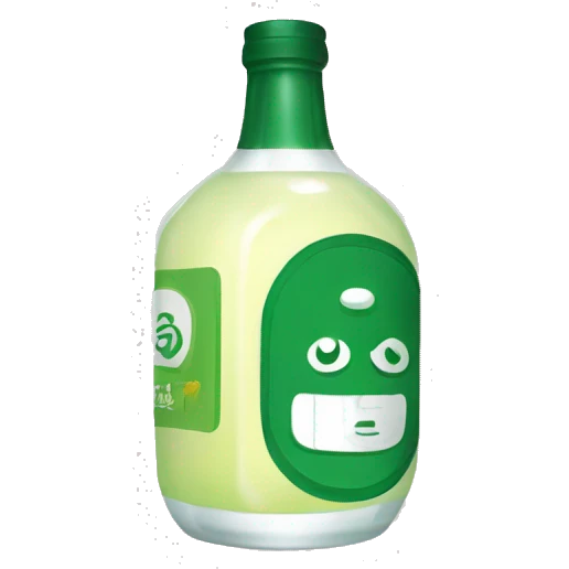 korean soju emoji