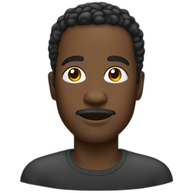 Black man  emoji