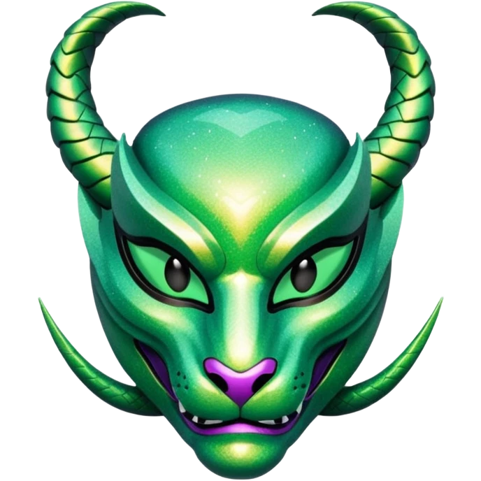 glitter green viper valorant mask emoji