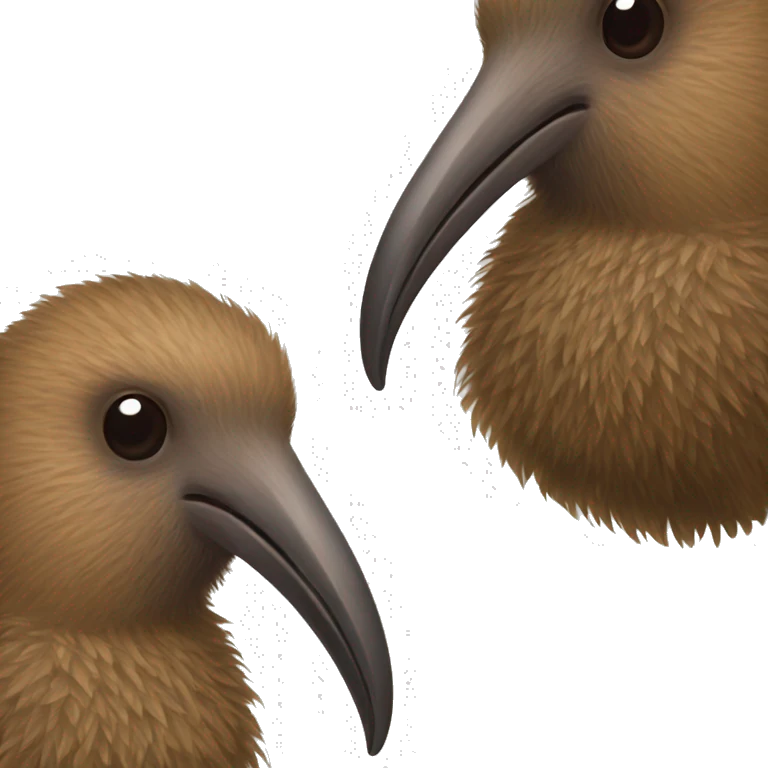 North island brown kiwi  emoji