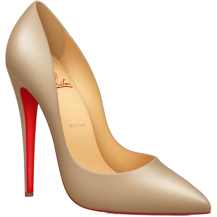 loubutions beige emoji
