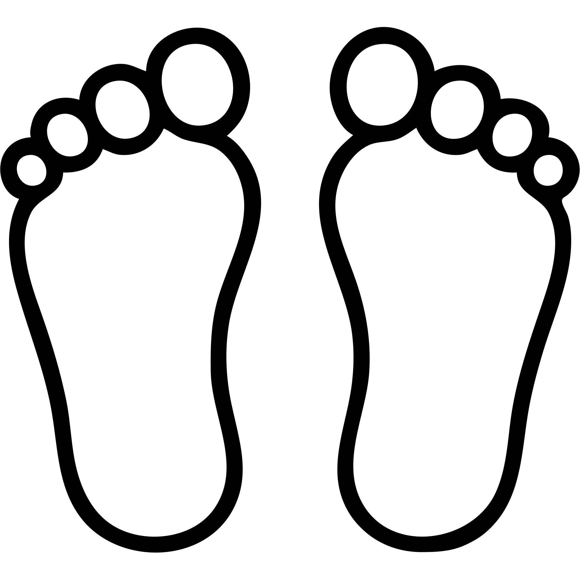 simple icon of two big feet, minimal style emoji