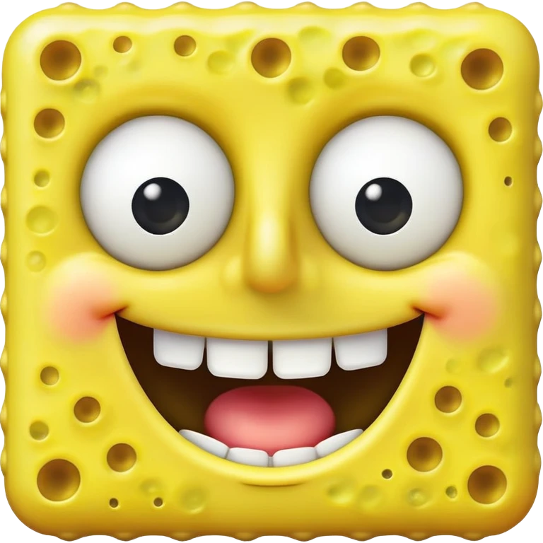 spongebob smiling with teeth emoji