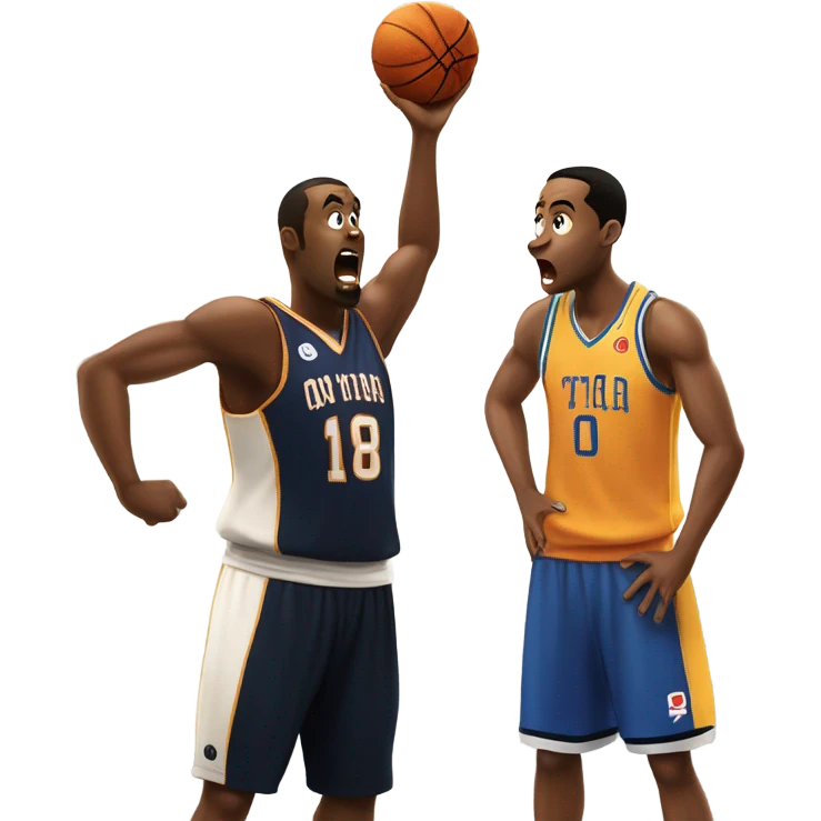 Technical basketball foul emoji