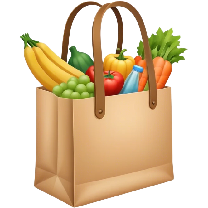 Shopping bag emoji
