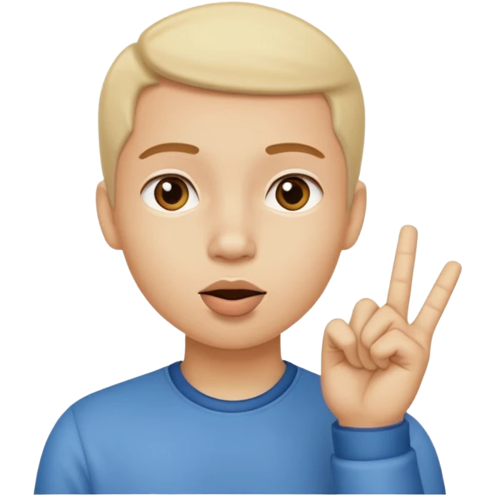 знак рукой "тише", "тшшш" emoji