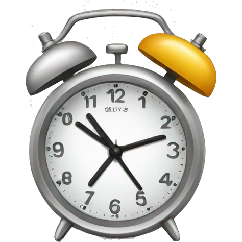 alarm clock emoji