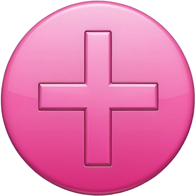 mac os icon pink cross join add emoji