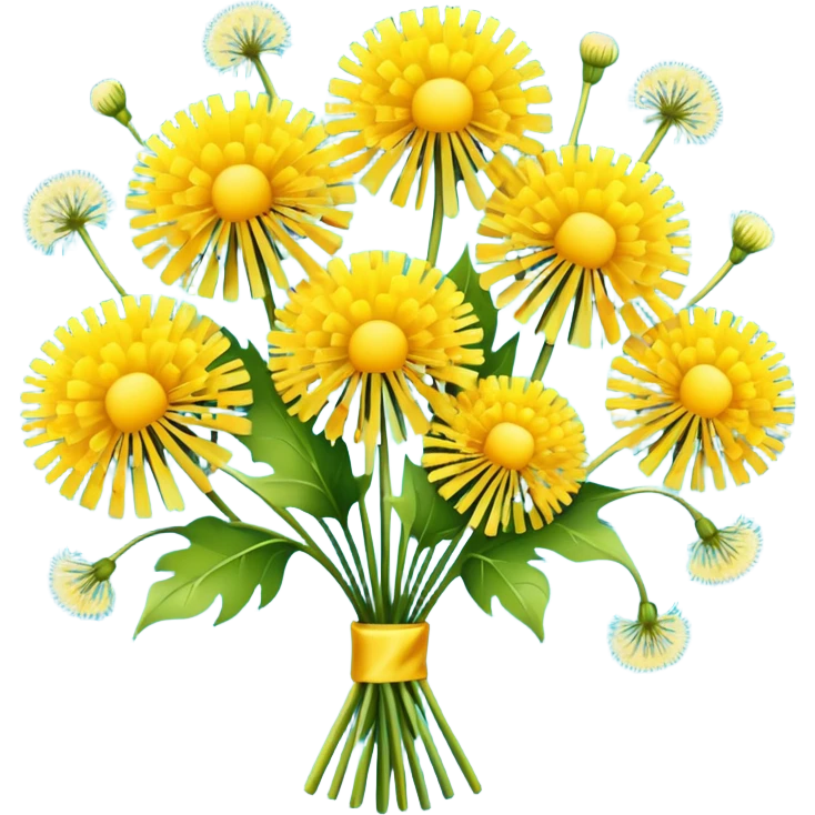 Bouquet of dandelions emoji