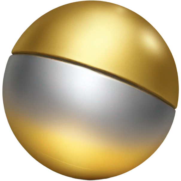 petanque ball on a gold cup emoji