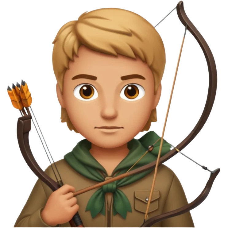 Ein jäger mit Bogen emoji