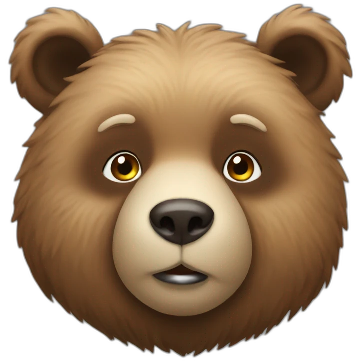 Autistic bear emoji