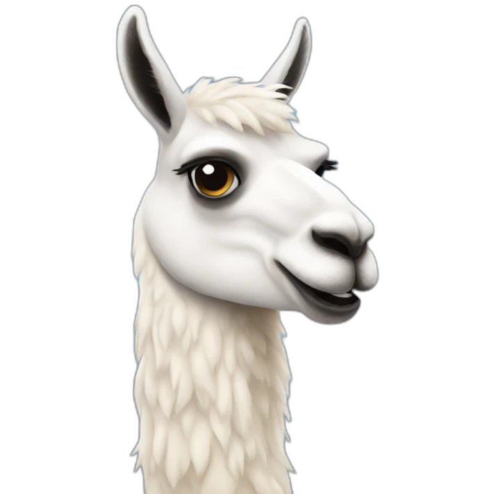 llama vaping emoji