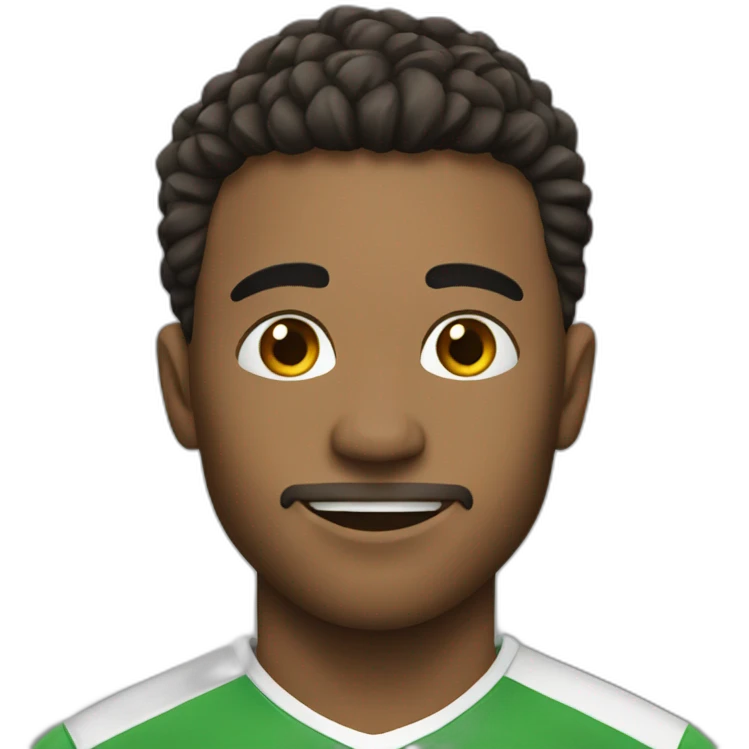 Soccer player emoji
