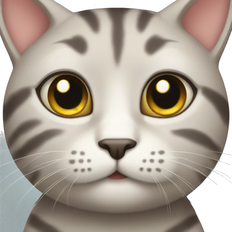 cat with cute face emoji