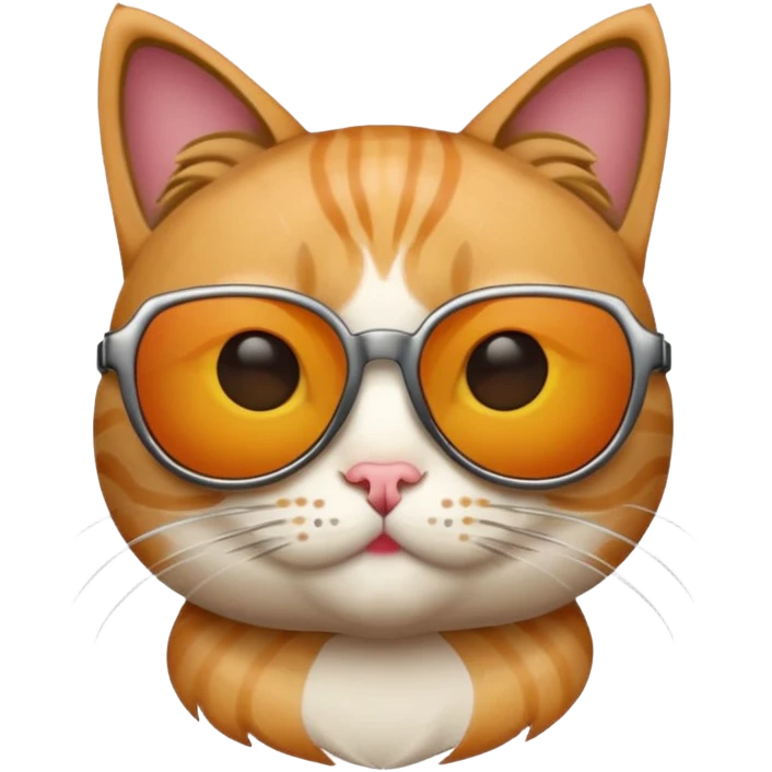 Cat wearing sunglasses emoji