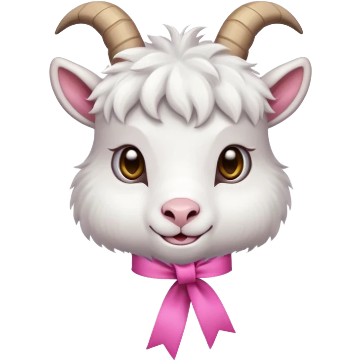 goat with ribbon pookie emoji