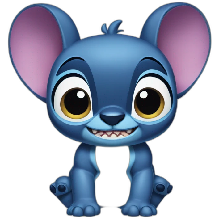 Stitch from lilo and stitch girl  emoji