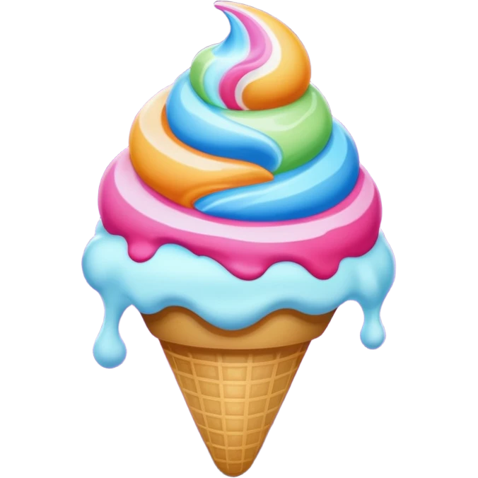 Space ice cream emoji