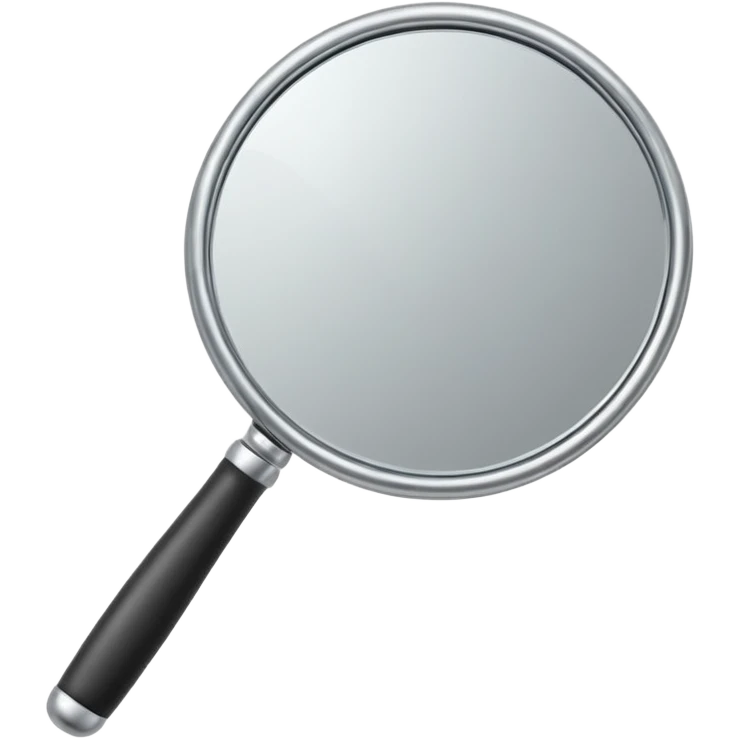Hand mirror emoji