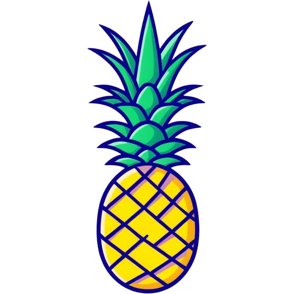 purple pineapple emoji