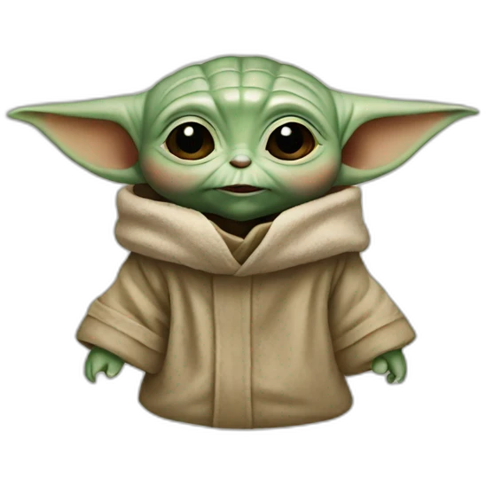 baby yoda face emoji