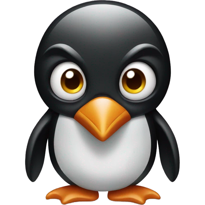 evil penguin emoji
