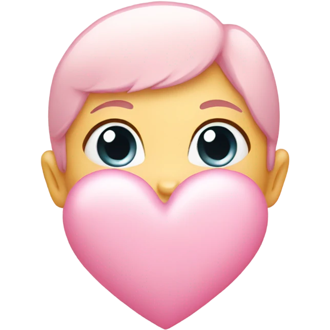 baby pink heart emoji