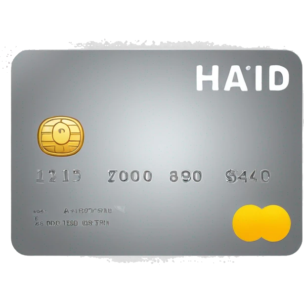 hold banking card emoji