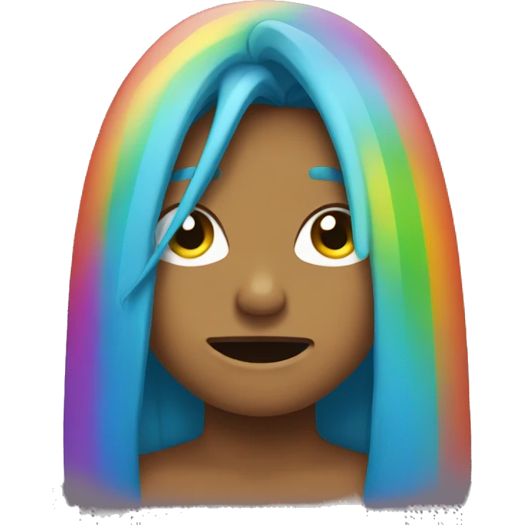 crying rainbow emoji