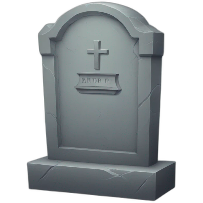 Tombstone emoji
