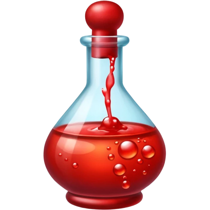 Red health potion emoji