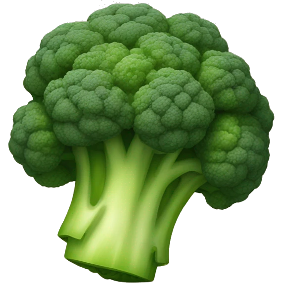 anthropomorphic muscular broccoli emoji