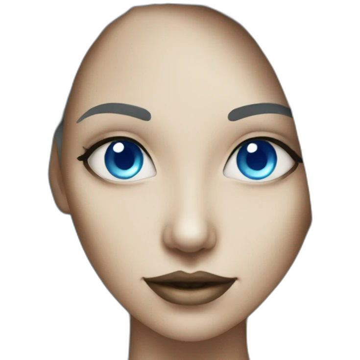 woman-blueeyes-alien emoji